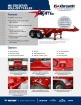 Roll-Off Cable Hoist Trailer:  M6-250 Models