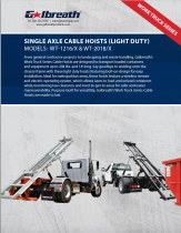 Single Axle "Work Truck" Roll-Off Cable Hoists