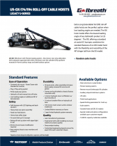 Legacy (U-Series) "Long Extendable Tail" (OX) Roll-Off Cable Hoists