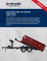 Trail Hoist Light Duty Roll-Off Trailer: TH-14